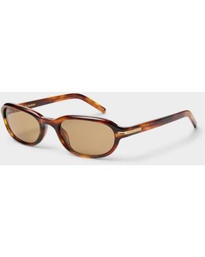 Chimi Vox Narrow Rectangular Sunglasses - Grey
