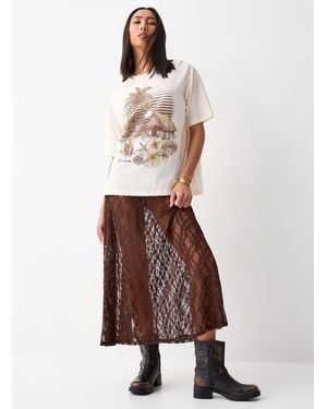 Billabong Oversize Sunset Tee - White