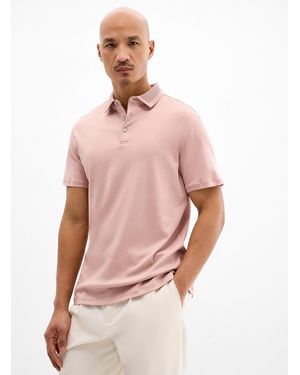 Robert Barakett Georgia Pima Cotton Polo - Pink