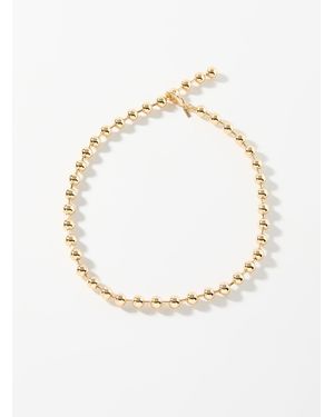 Pilgrim Shiny Ball Necklace - White