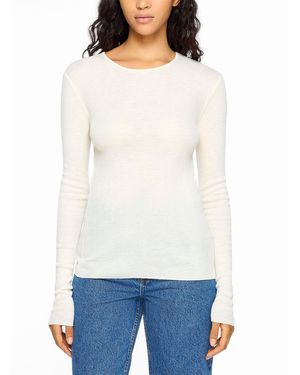 Skall Studio Amy 100% Merino Wool T - White