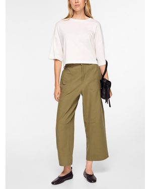 Vanessa Bruno Camomille Cropped Relaxed T - Natural