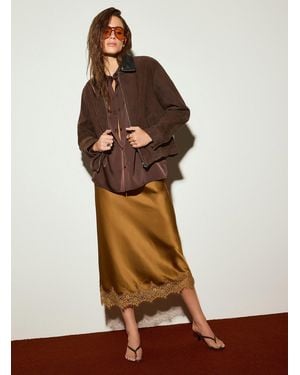 Icône Lace Trim Double - Brown