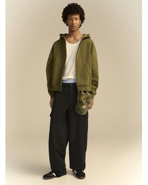 Djab Recycled Cotton Cargo Chinos Baggy Fit - White