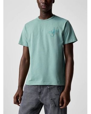JW Anderson Anchor And Ribbon T - Green