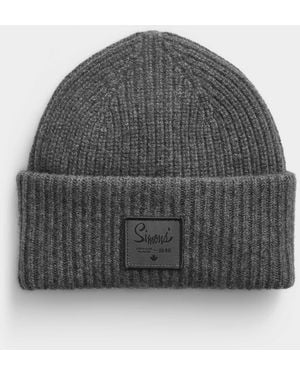 Simon's 1840 Lambswool And Angora Wide - Grey