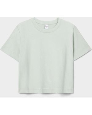 Twik Boxy Cropped T - White