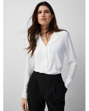 Contemporaine Flowy Notch - White