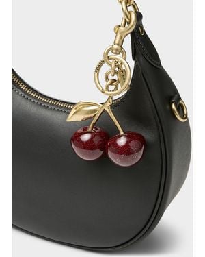COACH Cherries Charm Keychain - Gray