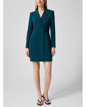 JUDITH & CHARLES Digital Blazer Minidress - Blue