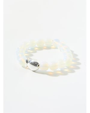 Clio Blue Moonstone Bracelet - White