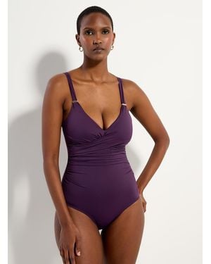 Simon's Draped Crossed - Purple