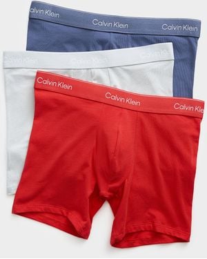 Calvin Klein 6" Stretch Cotton Boxer Briefs 3 - Red