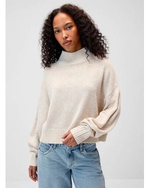 Twik Loose Mock - White