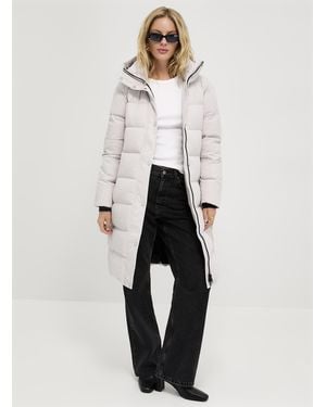 Icône Recycled Nylon 3/4 Cloud Puffer Jacket - White