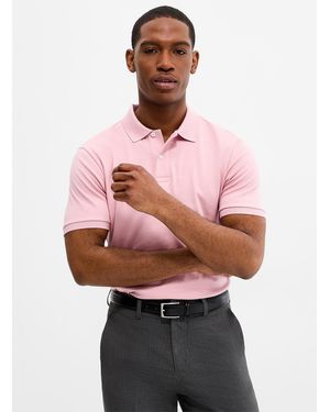 Le 31 Pima Cotton Polo - Pink