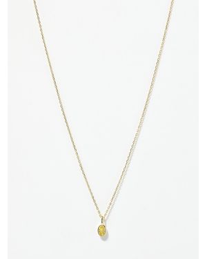 Midi34 Small Birthstone Chain Exclusive Simons X Collection - White