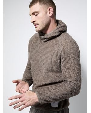 Satisfy Fuzzyfleece Fine Balaclava Sweater - Grey