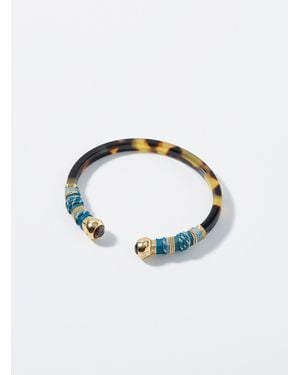 Gas Bijoux Sari Cuff Bracelet - Blue