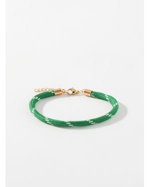 Simon's Colourful Cord Bracelet - Green