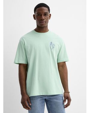 Only & Sons Retro Art T - Green