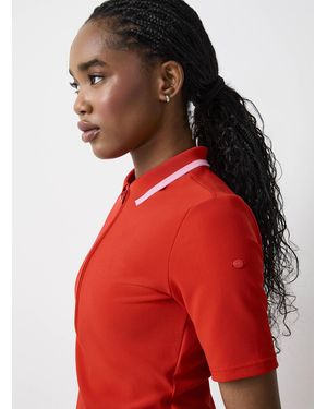 GOLDBERGH ACTIVE Cassia Finely Ribbed Polo - Red