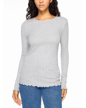 Skall Studio Edie Pointelle T - Grey