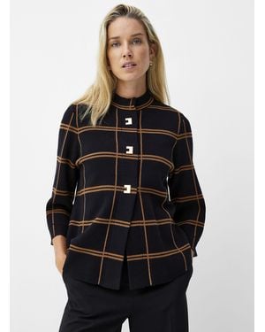 Contemporaine Geometric Buttons 3/4 - Black
