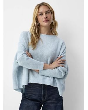Contemporaine Touch Of Wool And Alpaca Oversized Sweater - Grey