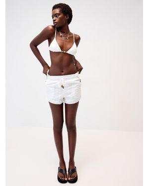Rhythm Gigi Broderie Anglaise Short - White