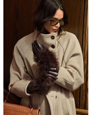 Simon's Bouclé Faux - Brown