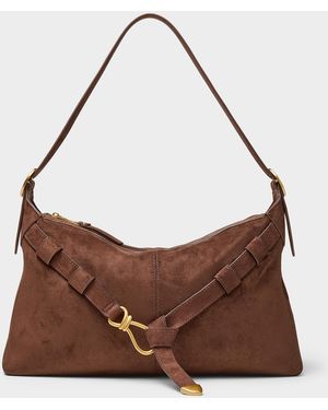 Steve Madden Bjorn Accent Belt Crossbody Bag - Brown