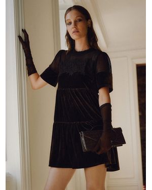 Icône Floral - Black