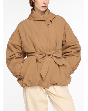 Isabel Marant Volinda Belted Coat - Natural