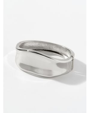 Simon's Curved Bangle - Grey