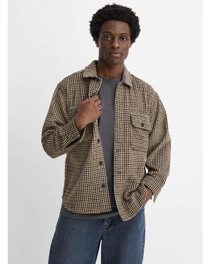 Jack & Jones Soft Felt Overshirt - Natural