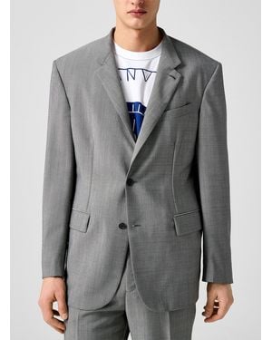 Lanvin Officer Collar Faux - Grey