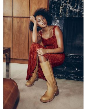 FRYE and CO Miranda 14 Tall Boots - Brown