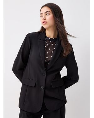 ONLY Two Buttons Loose Blazer - Black