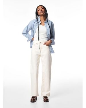 Levi's Easy Dad Straight Jean - White