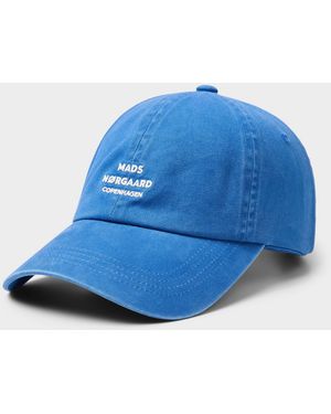 Mads Nørgaard Embroidered Logo Baseball Cap - Blue