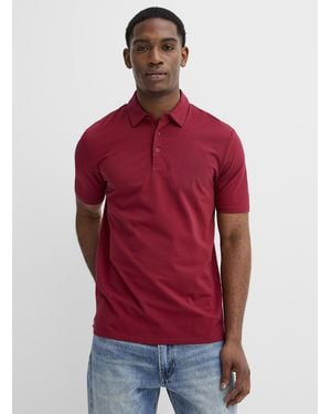Le 31 Stretch Organic Cotton Jersey Polo - Red