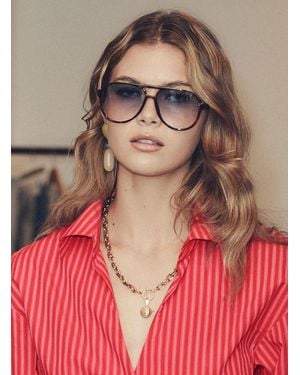 Otra Stevie Aviator Sunglasses - Blue