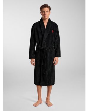 Polo Ralph Lauren Soft Plush Robe - Black