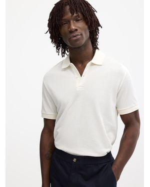 Le 31 Minimalist Piqué Polo Standard Fit - White