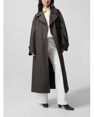 Soeur Helio Loose Trench Coat - Black