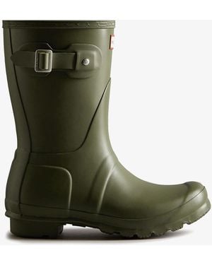 HUNTER Original Short Rain Boot Women - Green