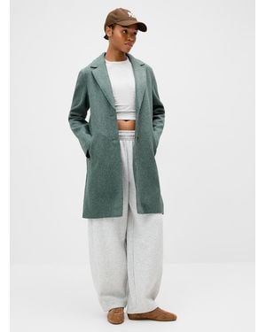 ONLY Carrie Felted Overcoat - Green