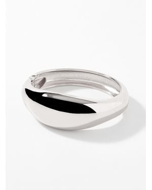 Simon's Dome Bangle - White