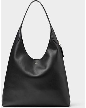 COACH Brooklyn Black Leather Hobo Bag